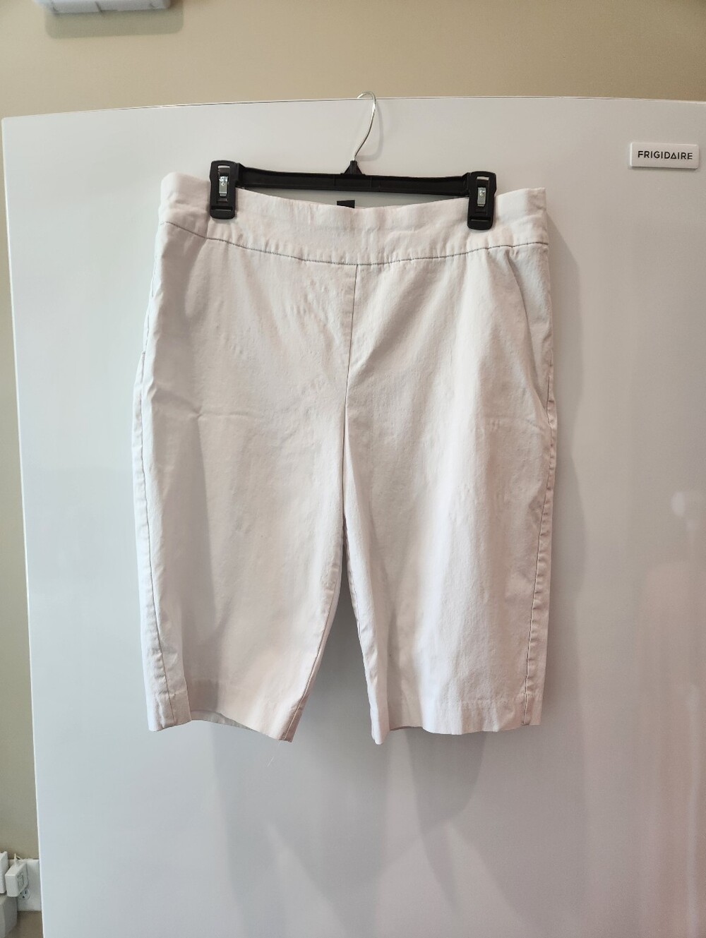 Chico's White Bermuda Shorts